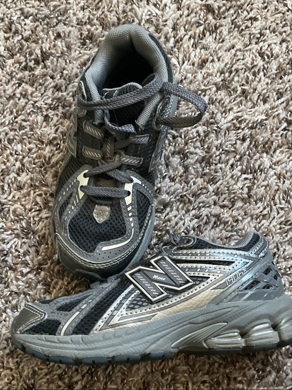 Kids Gray Athletic Sneakers - Lightweight Comfort